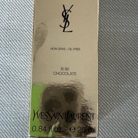 🤎 YSL Encre De Peau All Hours Foundation B80 Chocolate - New in Box 🤎 - Picture 8 of 13